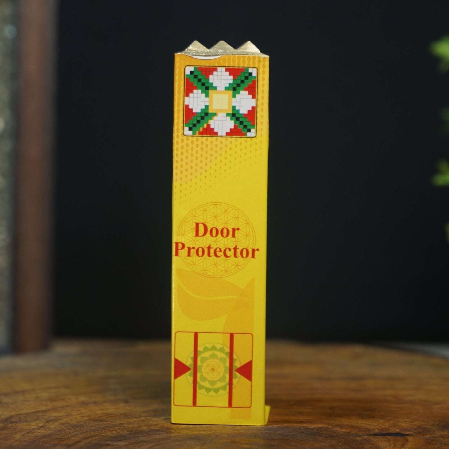 Door Protector with 9 pyramid on Top - For Vastu ( 4 inch )-Maitri Export | Crystals Store