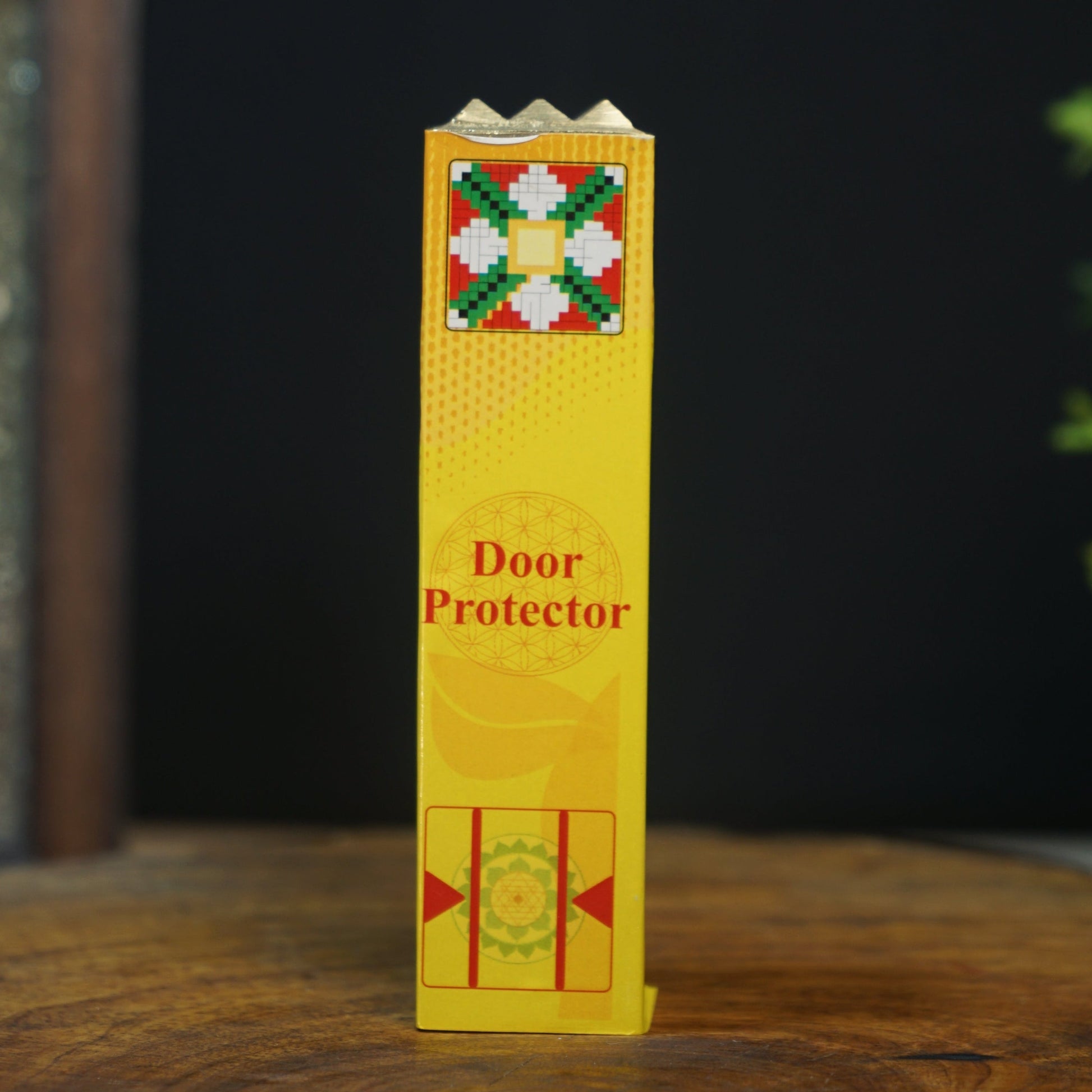 Door Protector with 9 pyramid on Top - For Vastu ( 4 inch )-Maitri Export | Crystals Store
