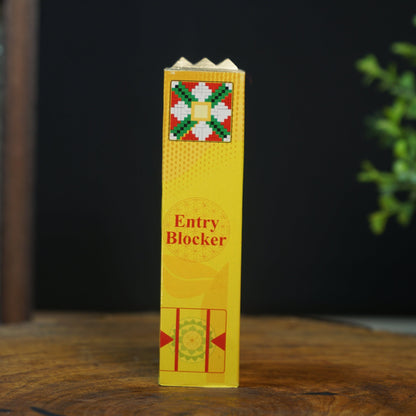 Entry Blocker with 9 pyramid on Top - For Vastu ( 4 inch )