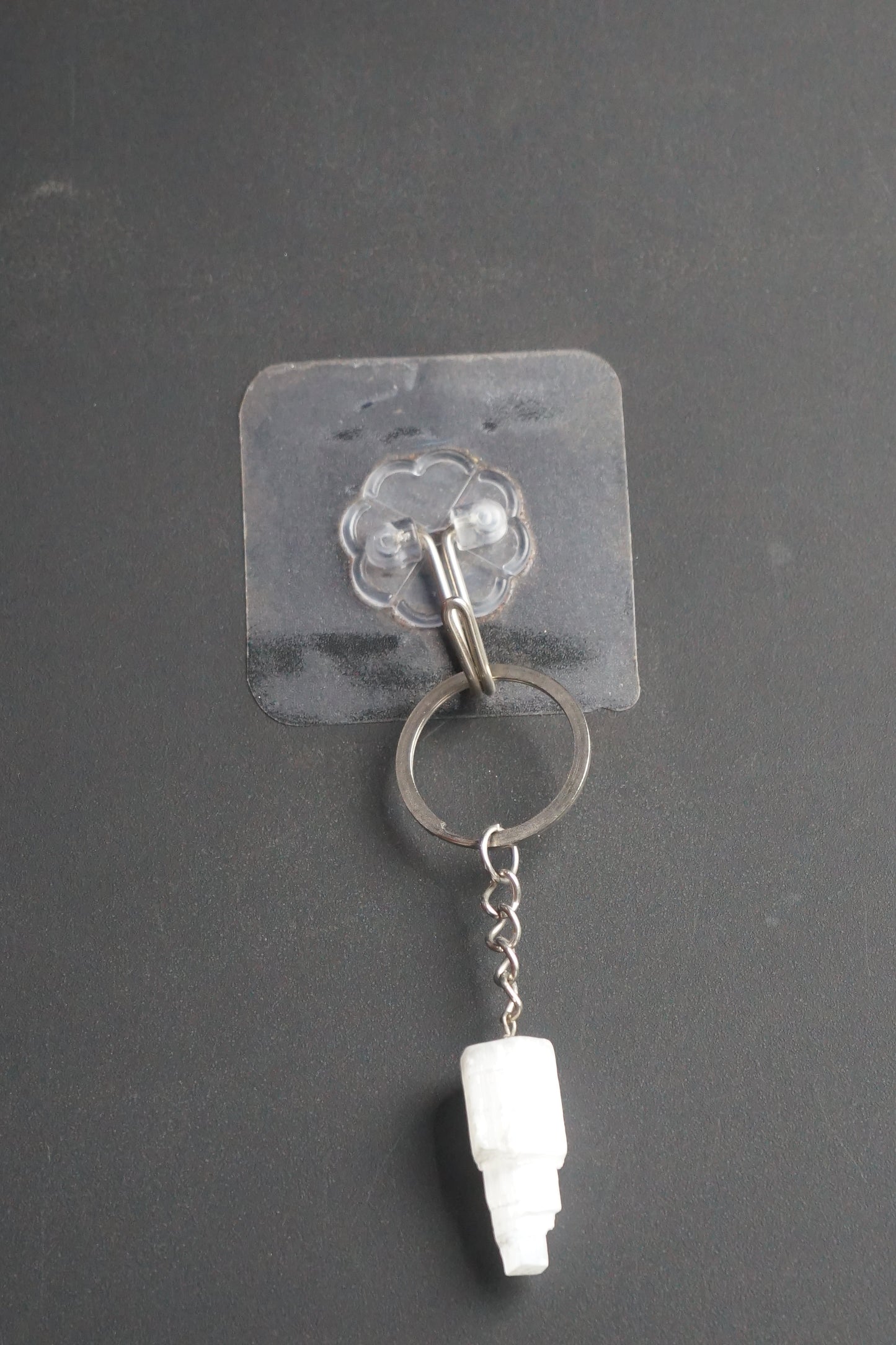 Selenite Morocco Mountain Keychain-Maitri Export | Crystals Store