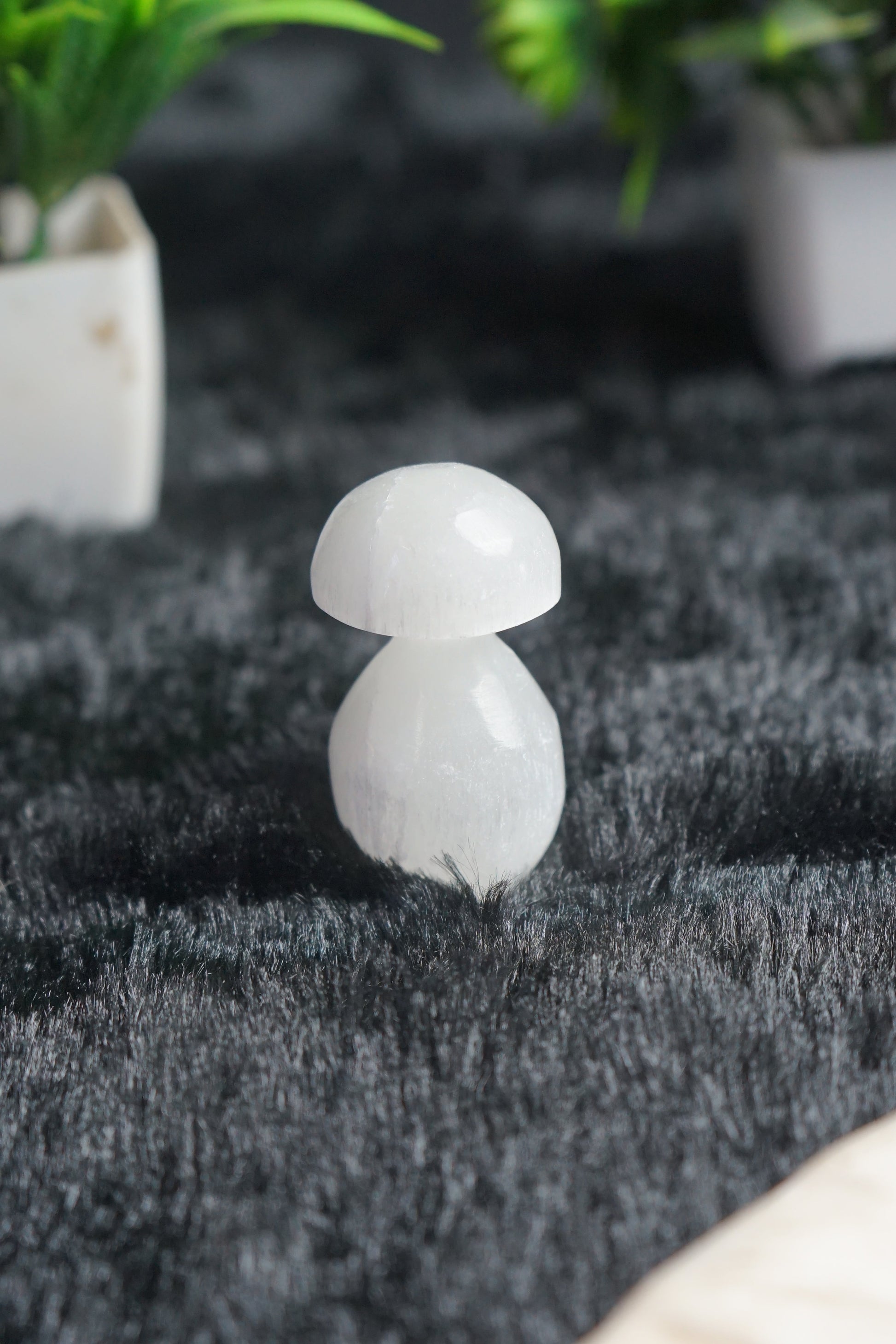 Selenite Morocco Mushroom-2 inch-Maitri Export | Crystals Store