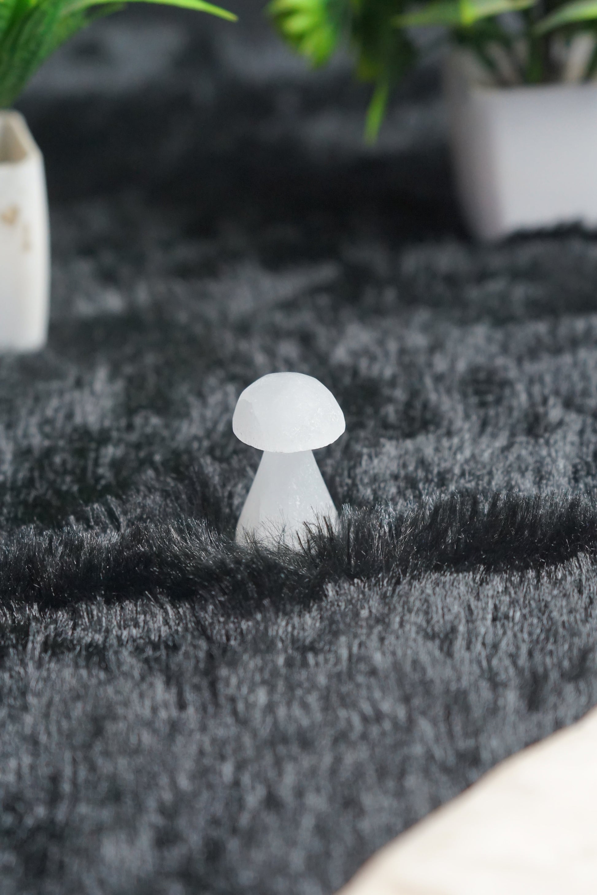 Selenite Morocco Mushroom-1 inch-Maitri Export | Crystals Store