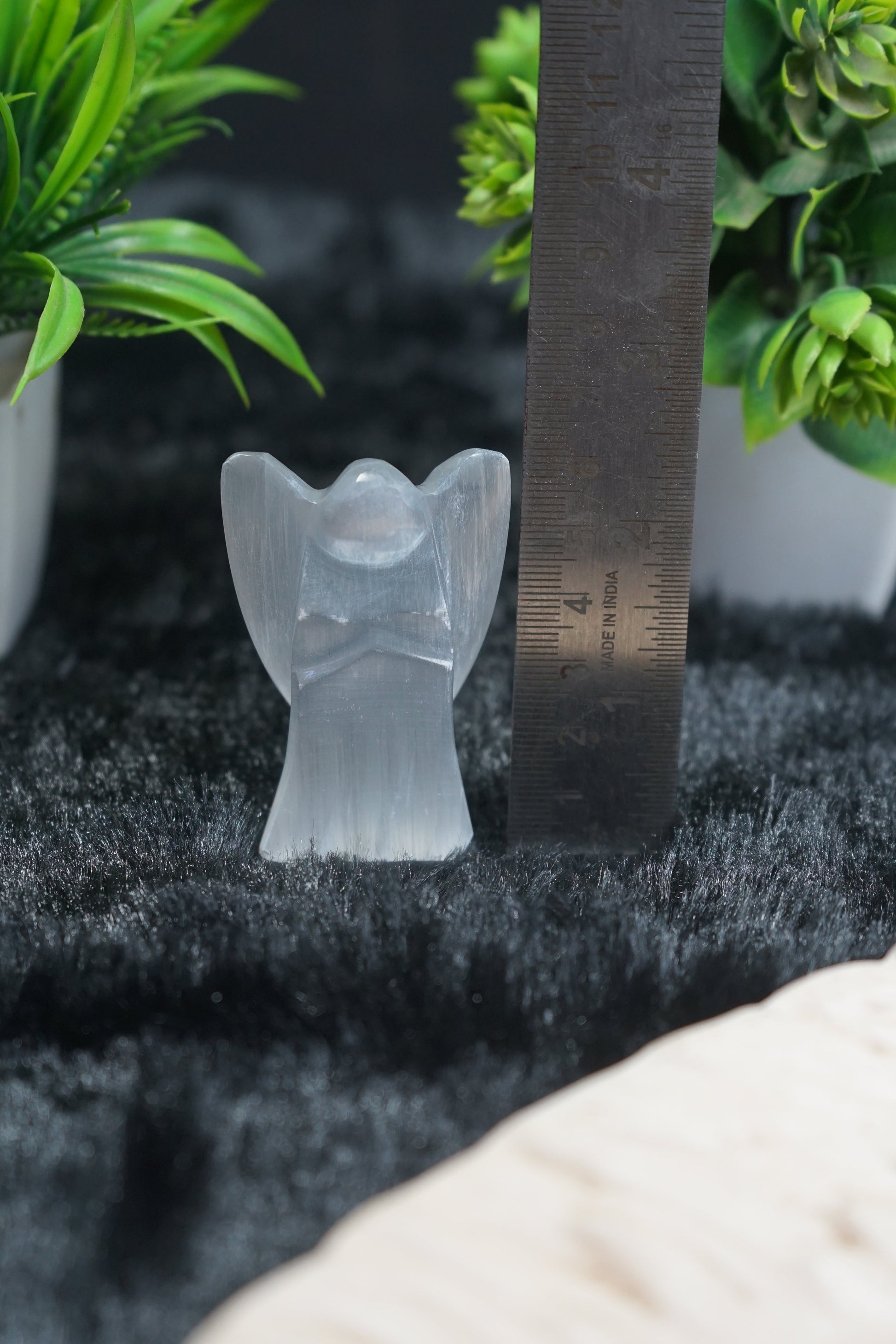 Selenite angel from Morocco-2 inch-Maitri Export | Crystals Store