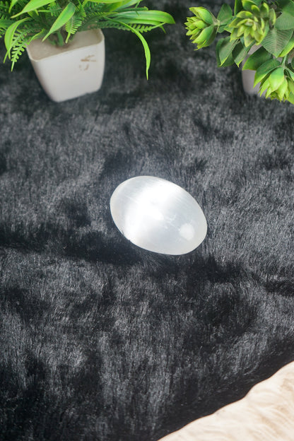 Selenite Morocco Palmstone-Maitri Export | Crystals Store