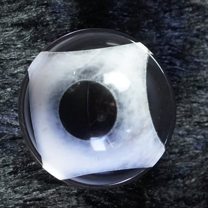 Natural Crystal Stone Handcrafted Bowl ( 2 inches )-Black And White combination Design 1-2 Inch-Maitri Export | Crystals Store