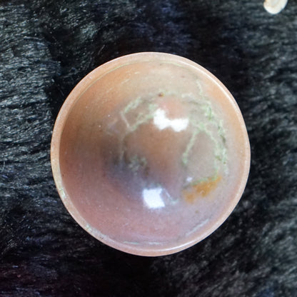 Natural Crystal Stone Handcrafted Bowl ( 2 inches )-Pink Aventurine-2 Inch-Maitri Export | Crystals Store