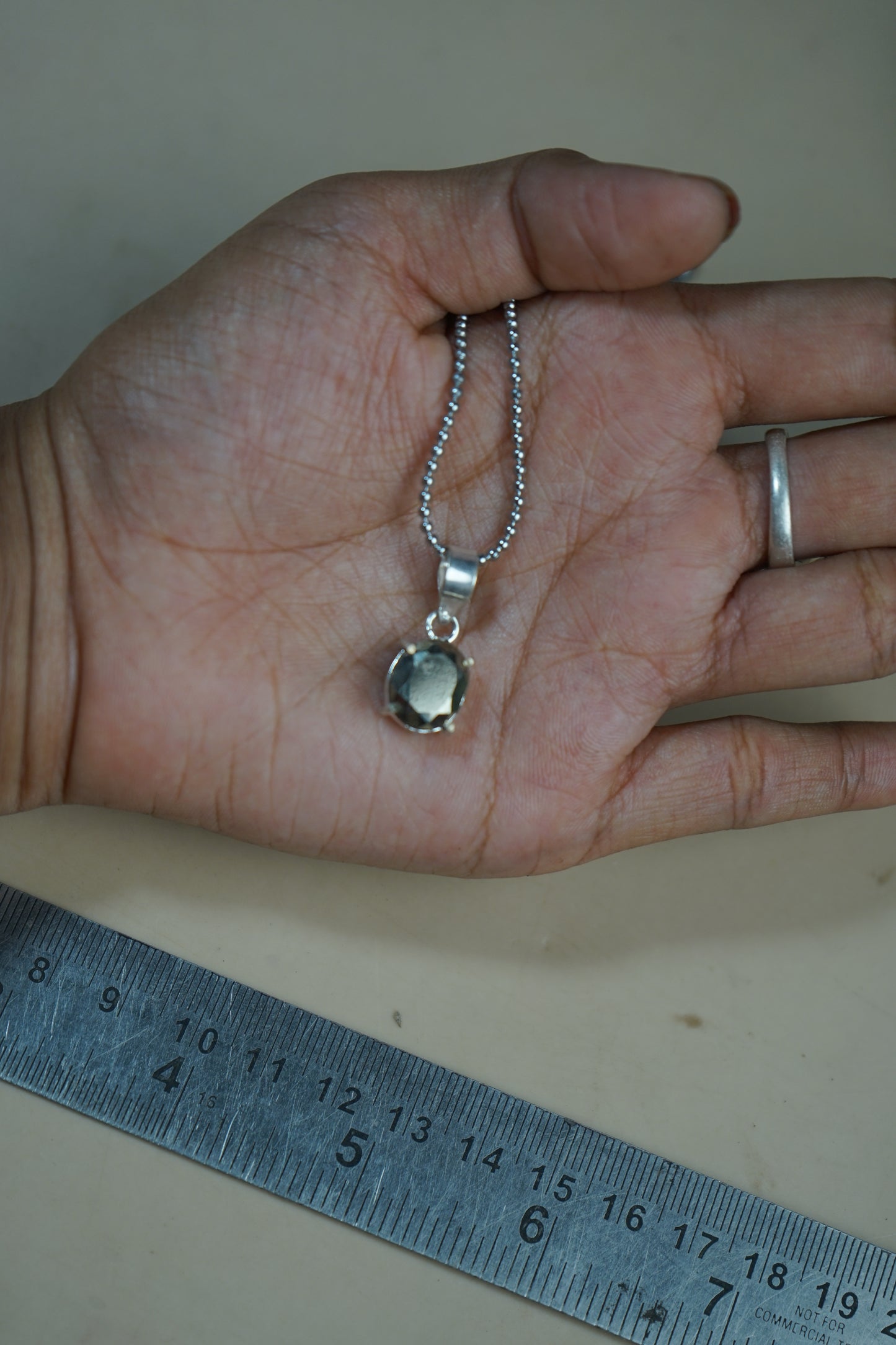 Diamond cut oval pendants-Pyrite-Maitri Export | Crystals Store