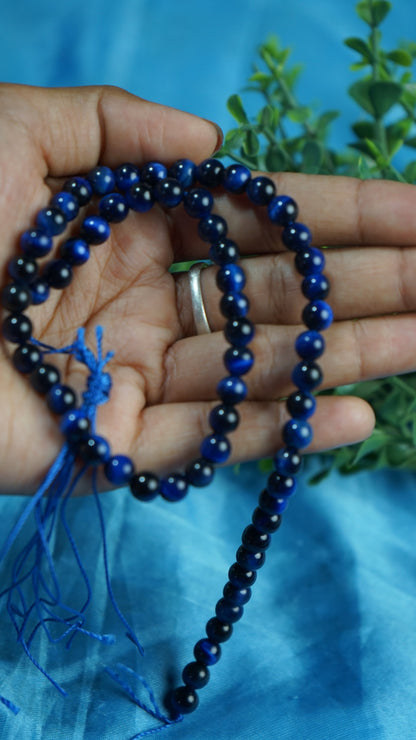 6mm loose round crystal beads strand / line-Blue Tiger eye-Maitri Export | Crystals Store