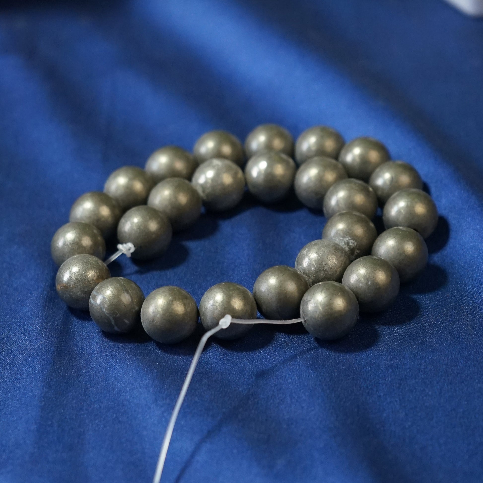 Pyrite 14mm Line-Maitri Export | Crystals Store