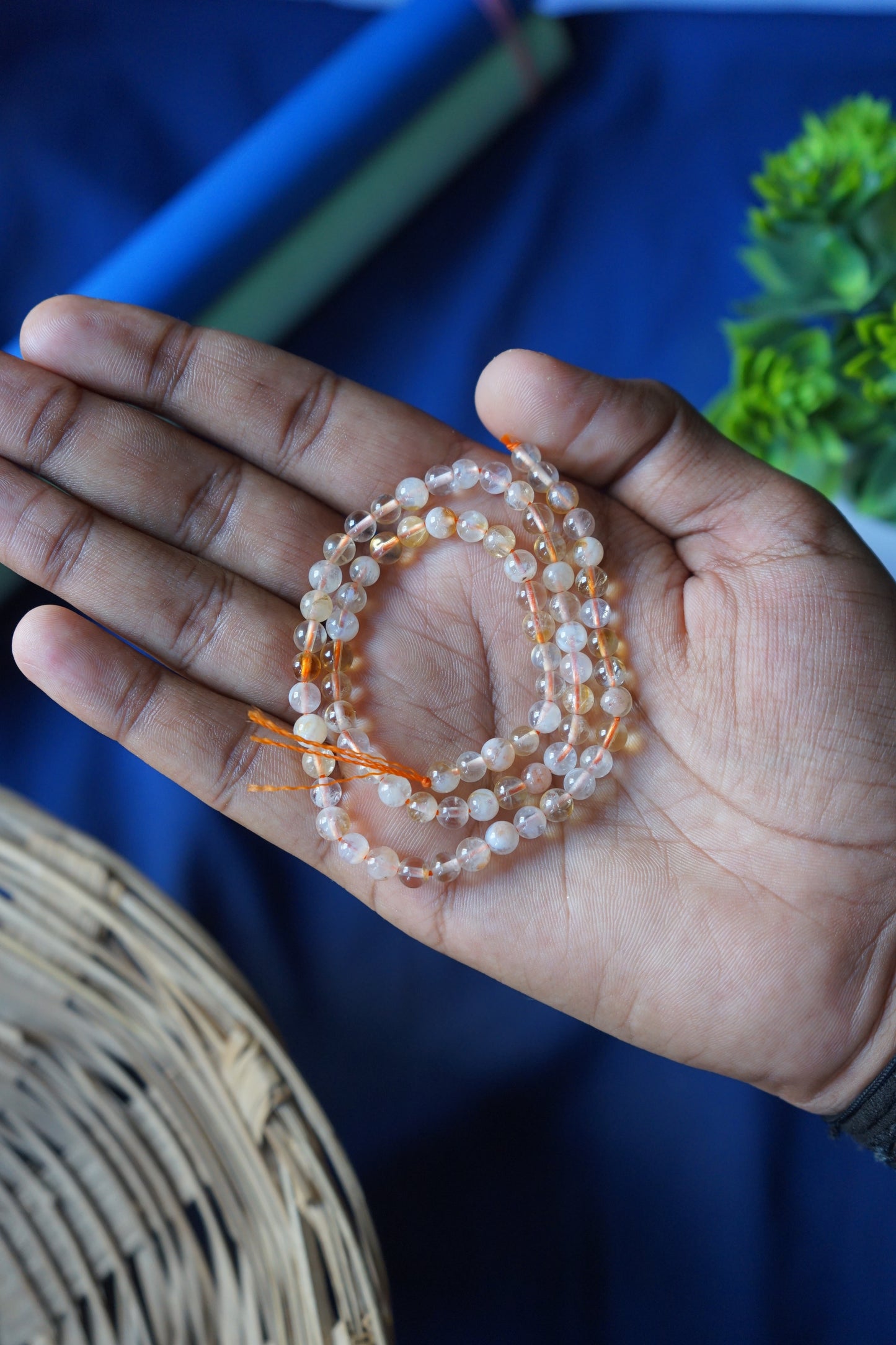 4mm loose crystal beads strands / line / String-Citrine Natural-Maitri Export | Crystals Store