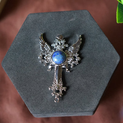 Archangel Gabriel Wings Pendant-Lapis-Maitri Export | Crystals Store