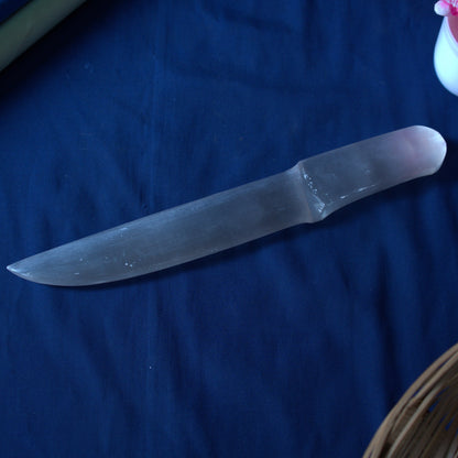 Selenite Morocco Knife -11 Inch-Maitri Export | Crystals Store