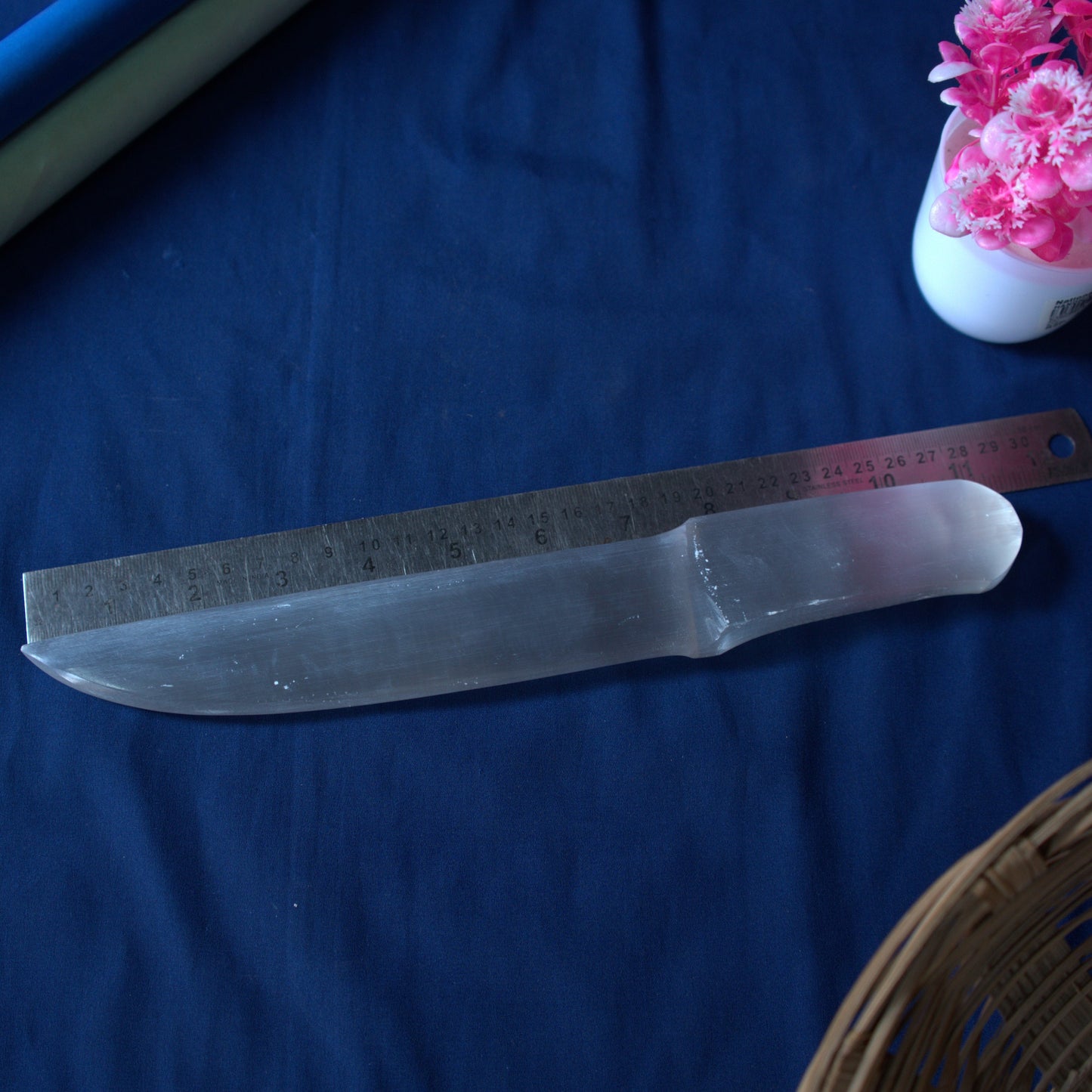 Selenite Morocco Knife -11 Inch-Maitri Export | Crystals Store