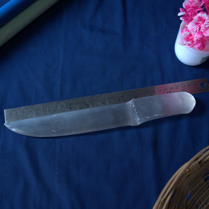 Selenite Morocco Knife -11 Inch-Maitri Export | Crystals Store