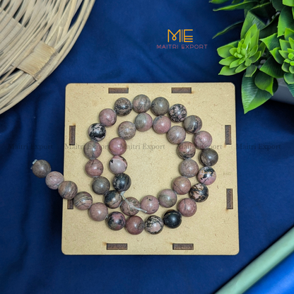 10mm loose crystal beads Line-Rhodonite-Maitri Export | Crystals Store