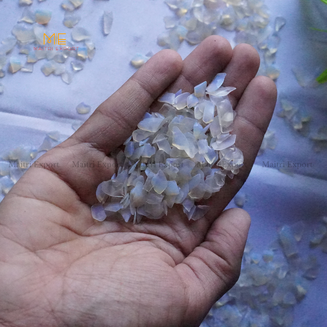 Crystal healing stones loose chips-Opal-500 gm-Maitri Export | Crystals Store