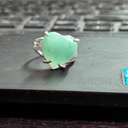 Heart shape stone ring-Maitri Export | Crystals Store