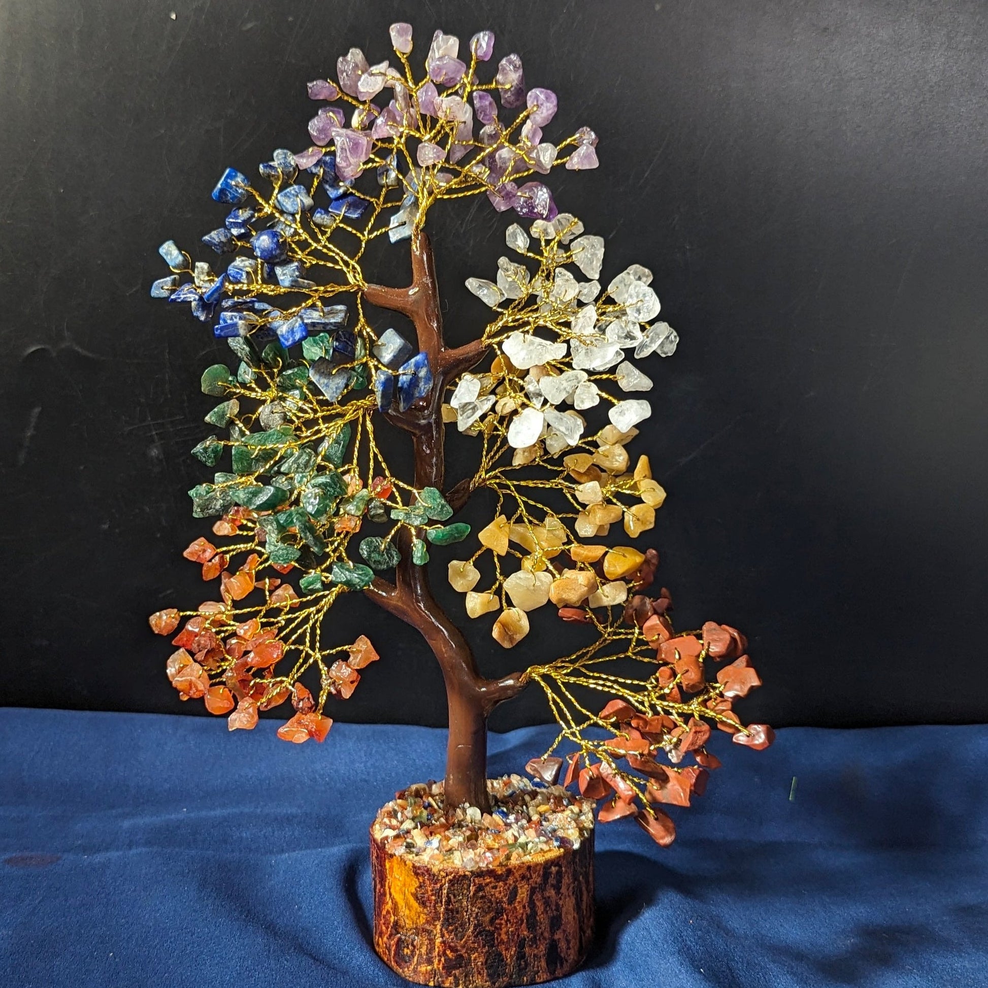 200 beads crystal stone tree-7 chakra-Maitri Export | Crystals Store