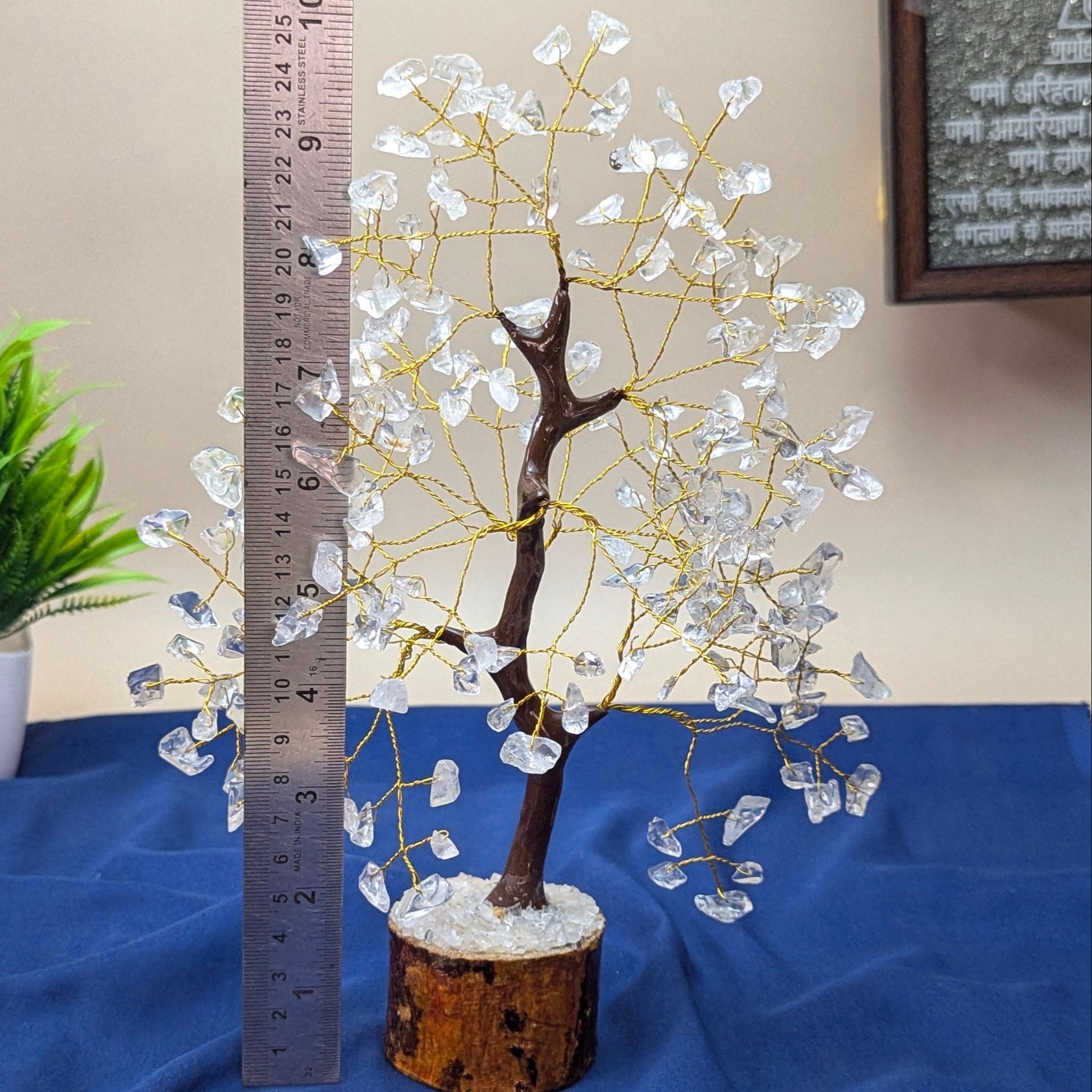 200 beads crystal stone tree-Clear Quartz-Maitri Export | Crystals Store