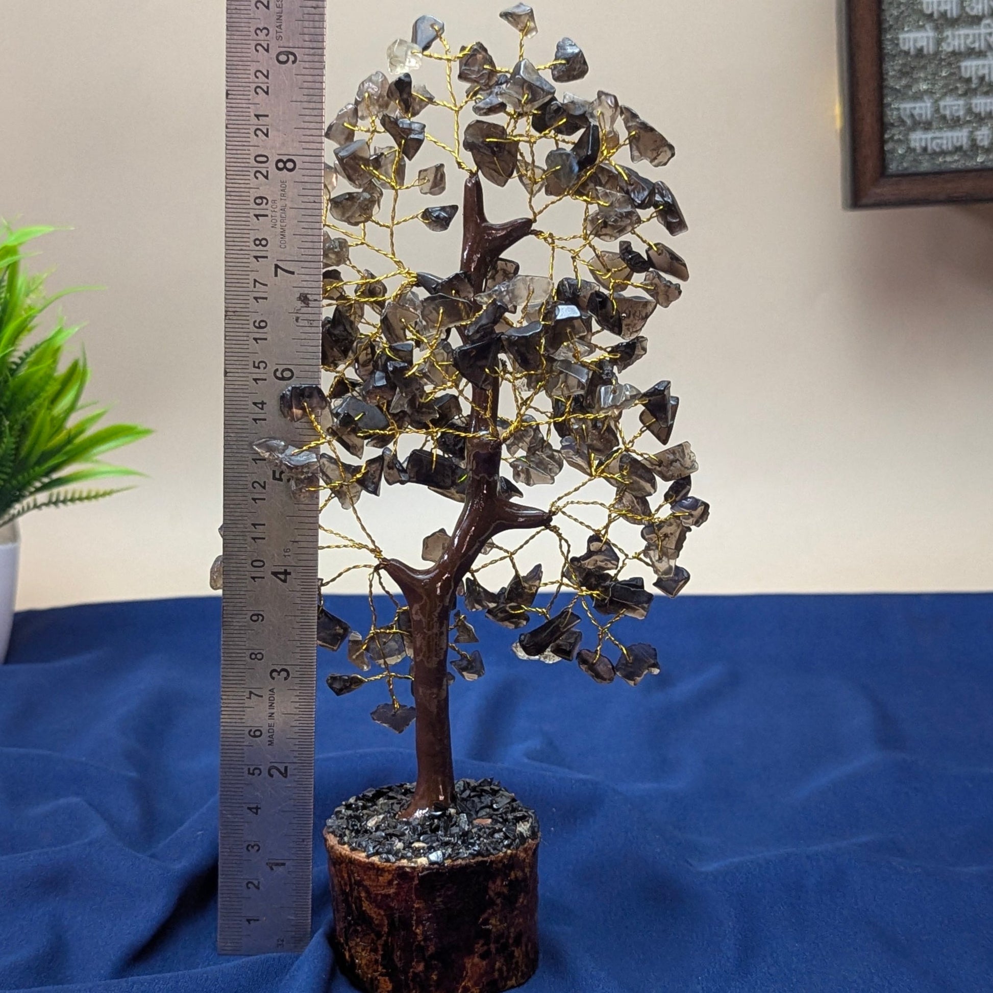 200 beads crystal stone tree-Smokey-Maitri Export | Crystals Store