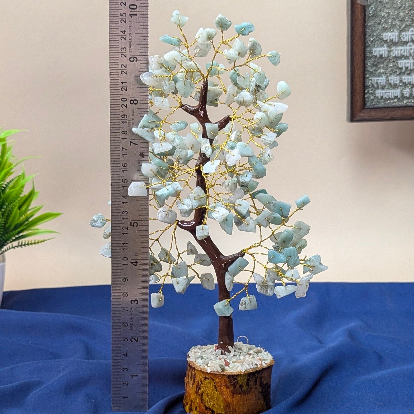 200 beads crystal stone tree-Amazonite-Maitri Export | Crystals Store