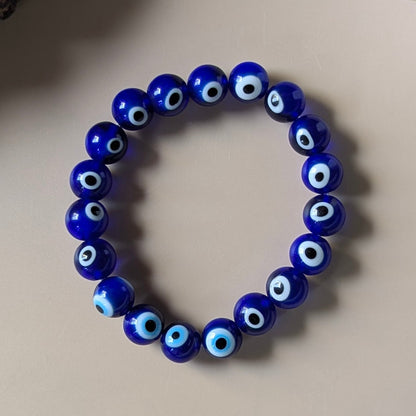 10mm round beads stretchable natural crystal bracelet.-Maitri Export | Crystals Store