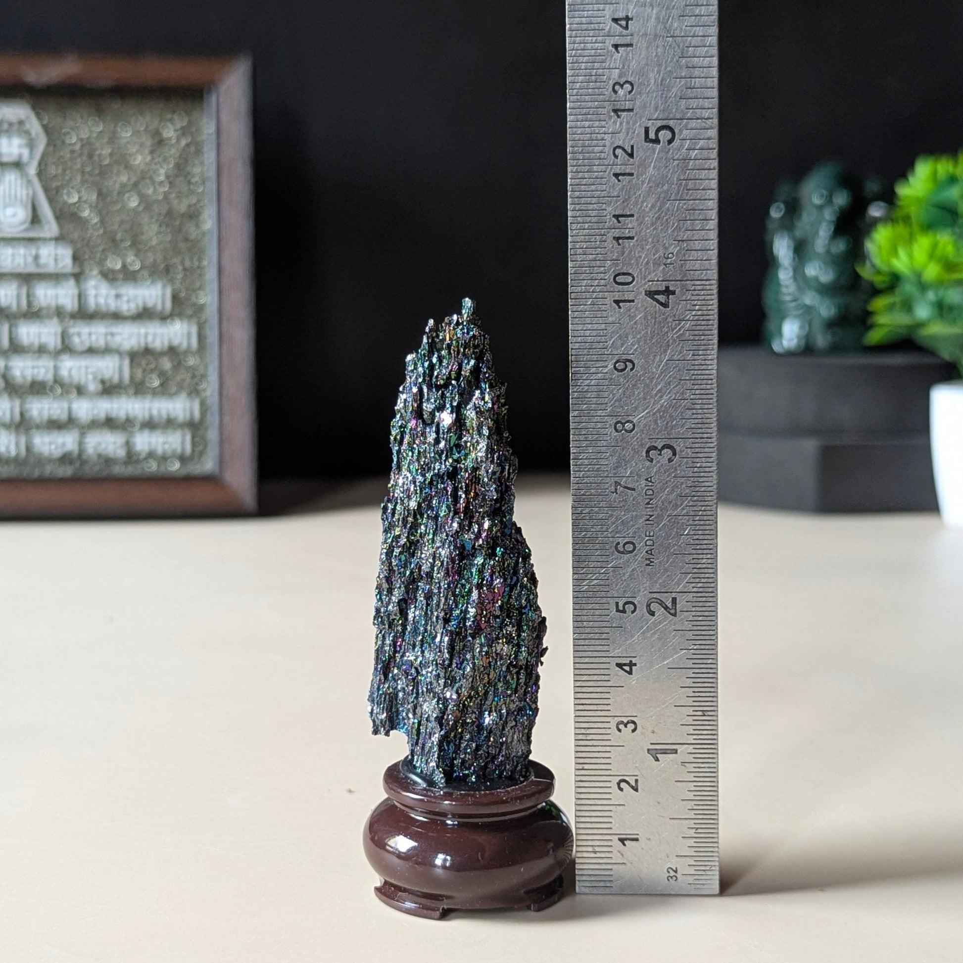 Carborundum stone with stand-Maitri Export | Crystals Store