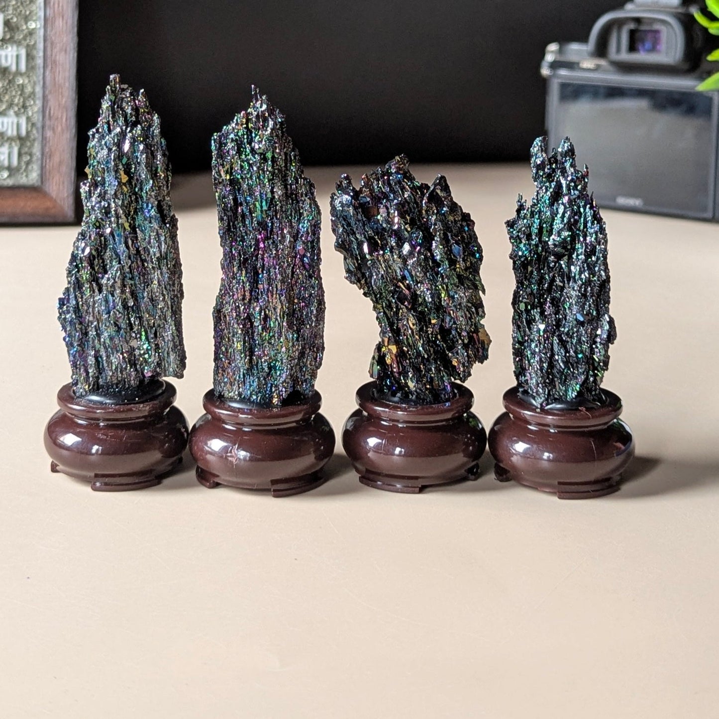 Carborundum stone with stand-Maitri Export | Crystals Store