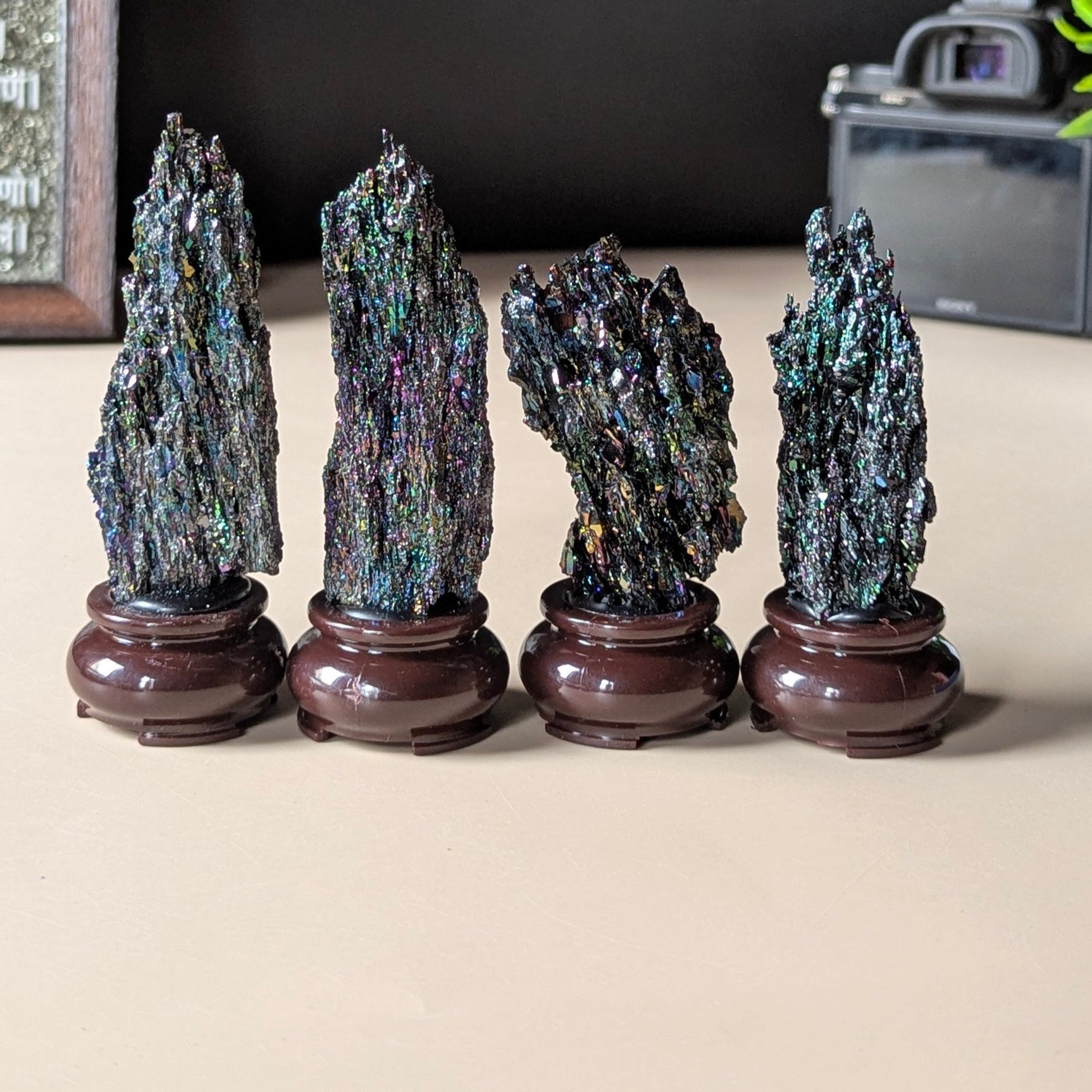 Carborundum stone with stand-Maitri Export | Crystals Store