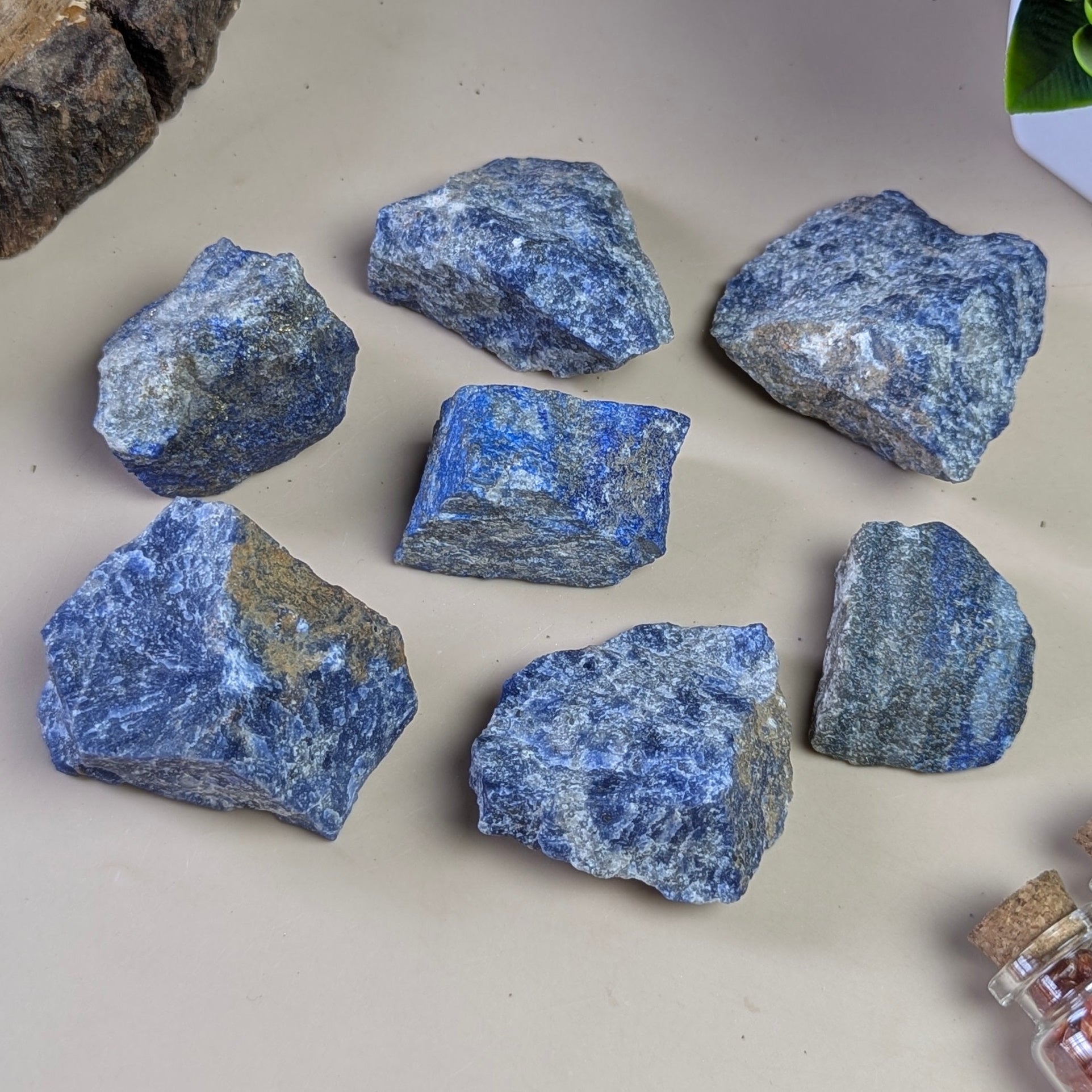 Lapis lazulli natural stone rough / raw-250 gm-Maitri Export | Crystals Store