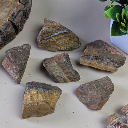 Tiger eye natural stone rough / raw-500 gm-Maitri Export | Crystals Store