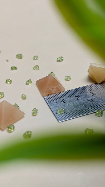 Crystal stone pyramids, mini ( 0.5 inch )-Maitri Export | Crystals Store