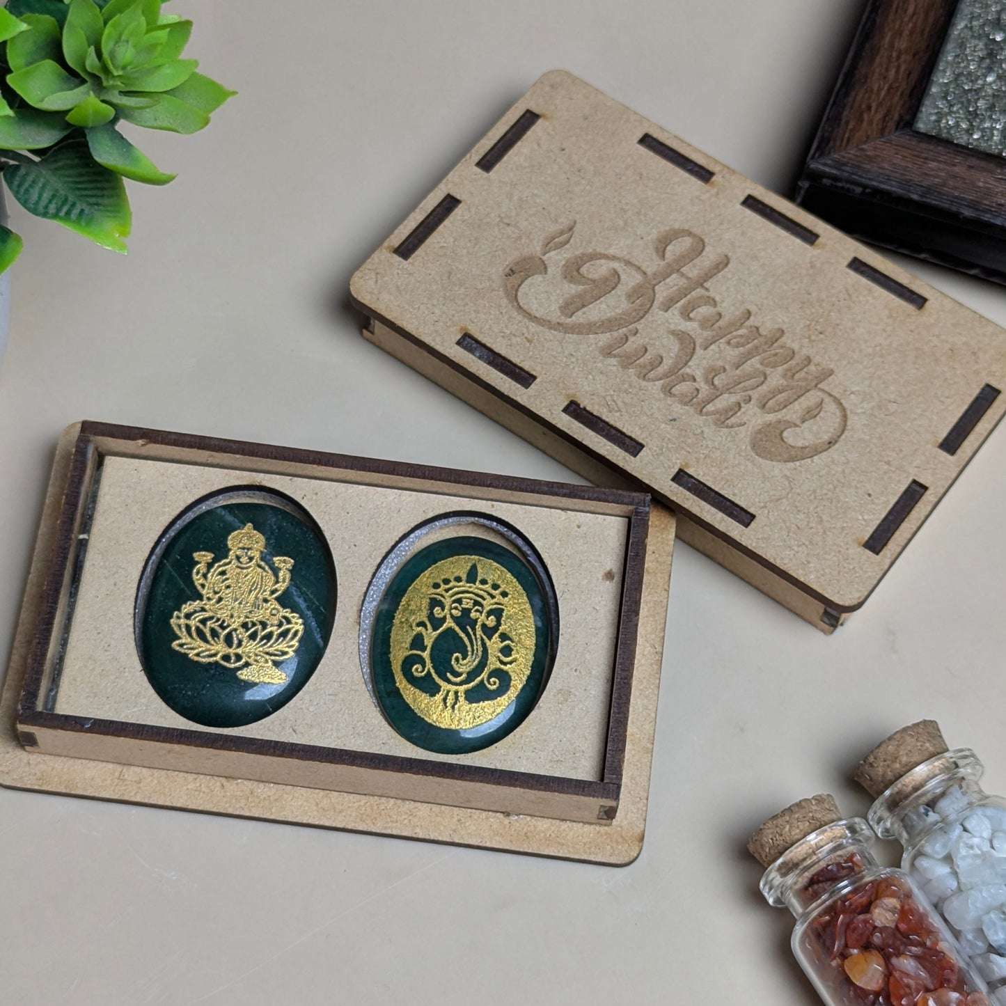 Happy Diwali box ( 2.5 × 4 )-Maitri Export | Crystals Store
