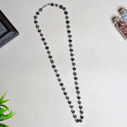 Rudhraksh Karungali Cap Mala-Maitri Export | Crystals Store