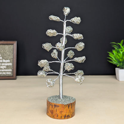 Pyrite cluster Tree ( 21 Beads)-Maitri Export | Crystals Store