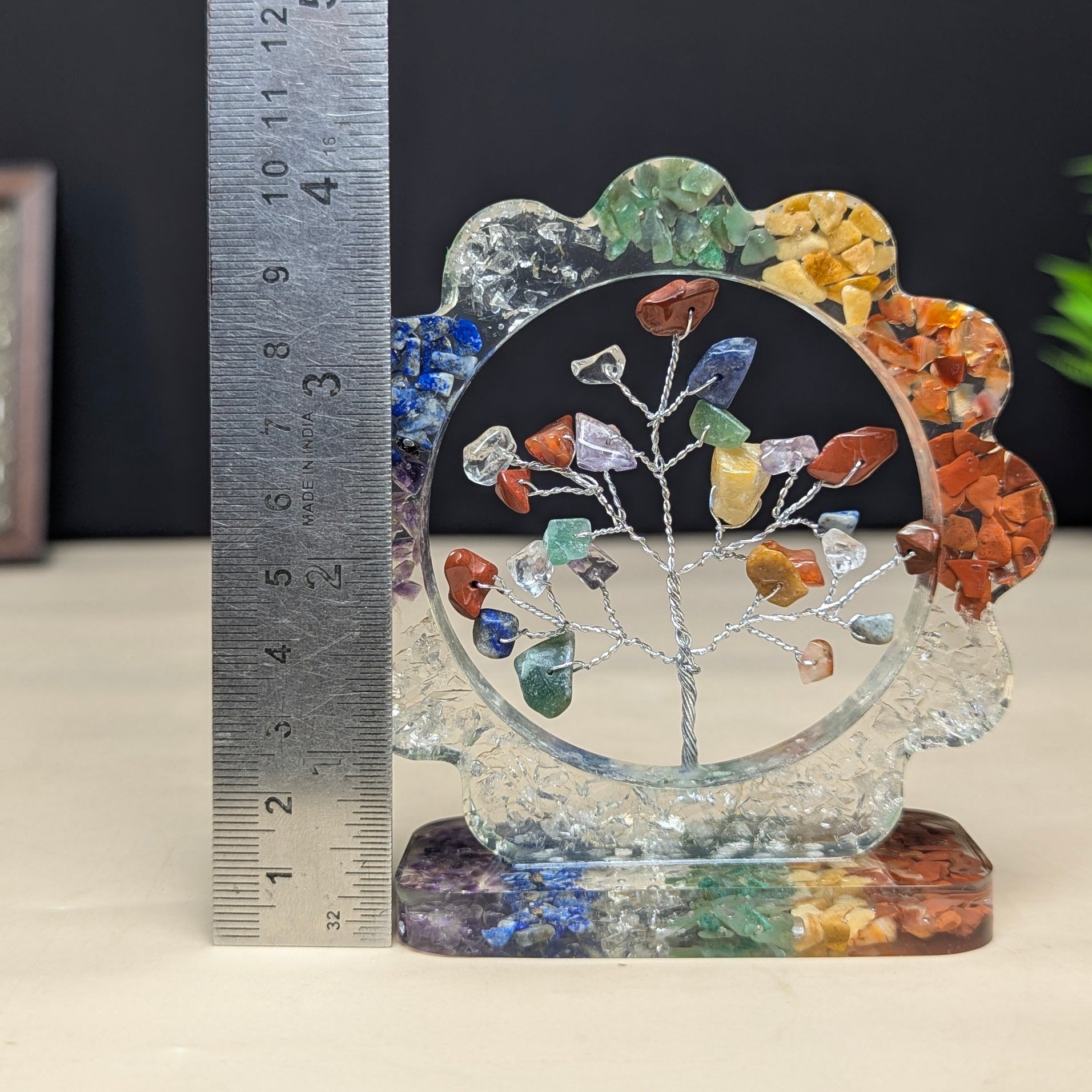 7 Chakra Flower Orgone Tree-Maitri Export | Crystals Store