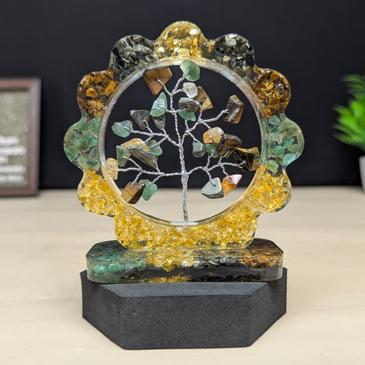 Money Magnet Flower Orgone Tree-Maitri Export | Crystals Store