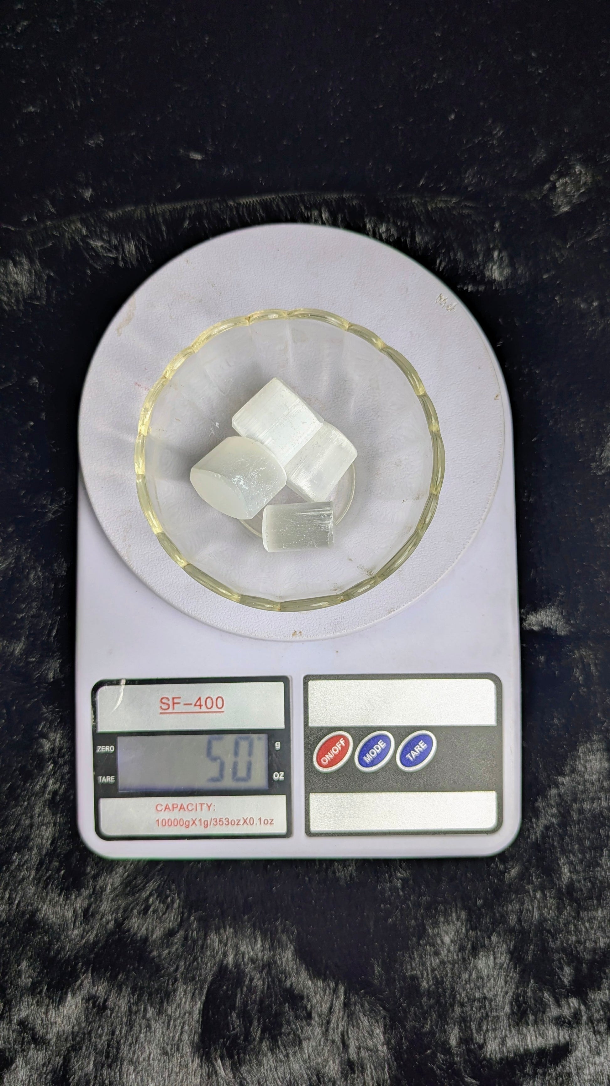 Selenite Natural Crystal Healing Stone Tumble / Pocket Stone-50 gm-Maitri Export | Crystals Store