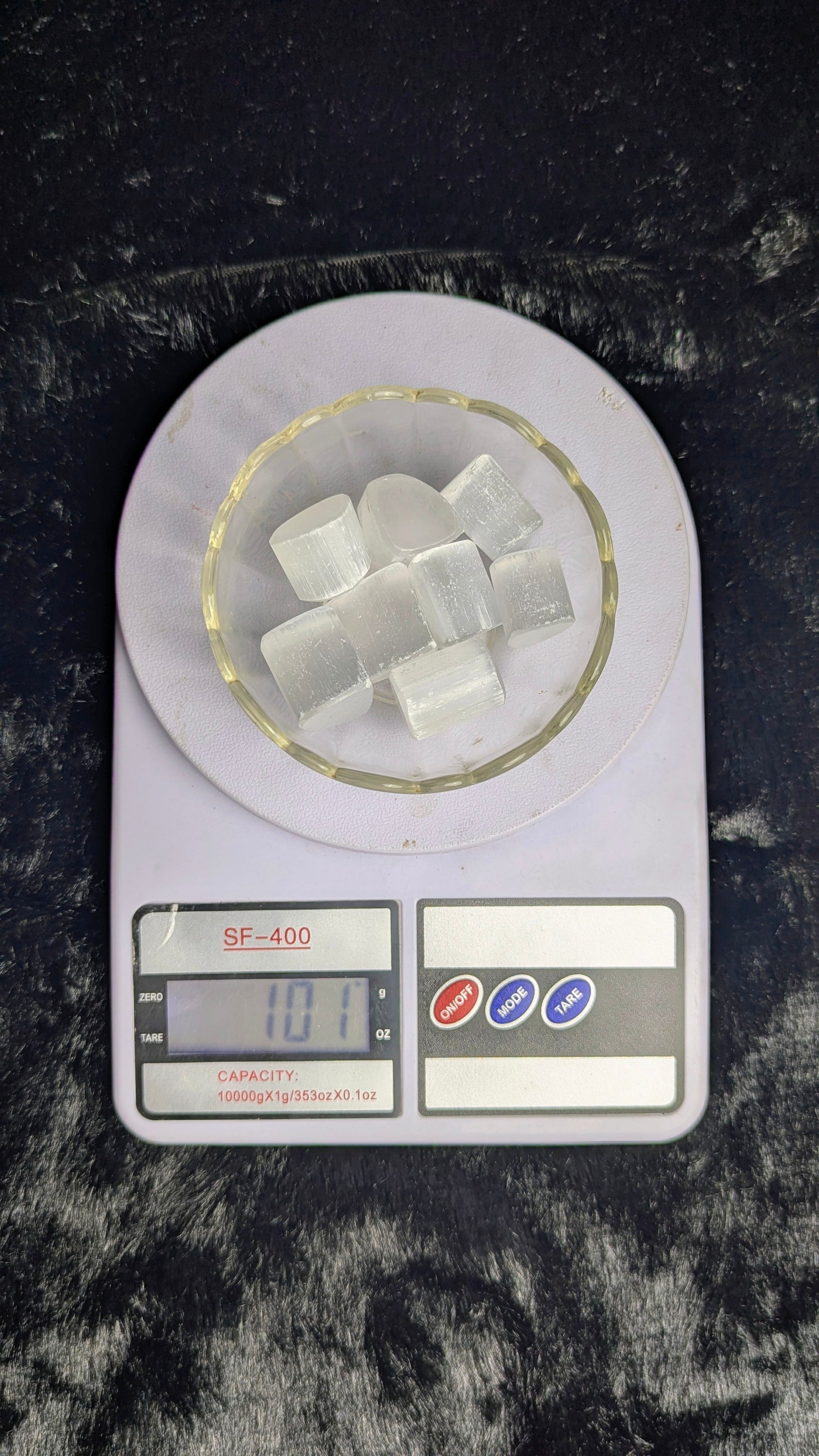 Selenite Natural Crystal Healing Stone Tumble / Pocket Stone-100 gm-Maitri Export | Crystals Store