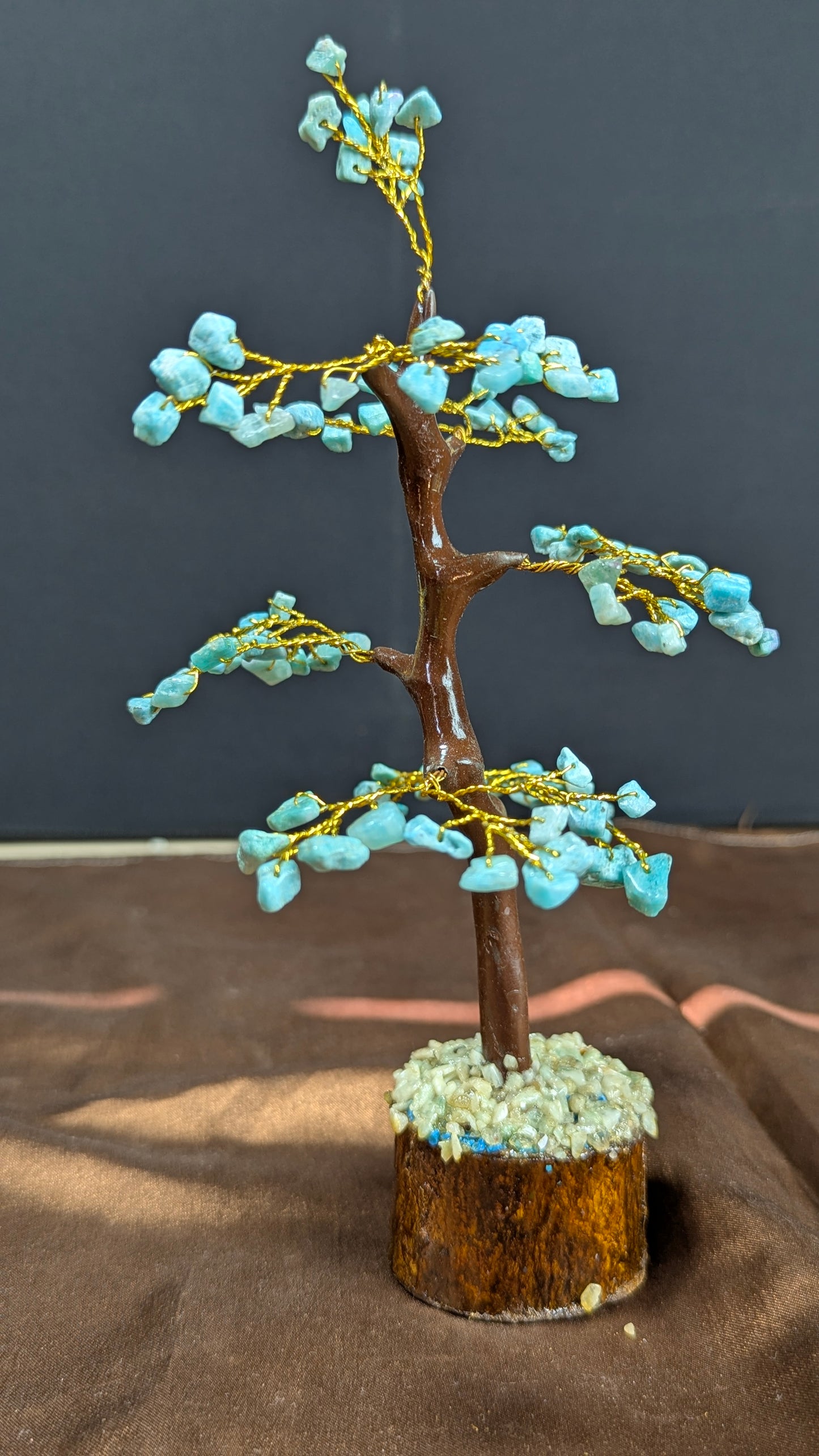 100 Beads natural healing crystal stone tree-Amazonite-Maitri Export | Crystals Store