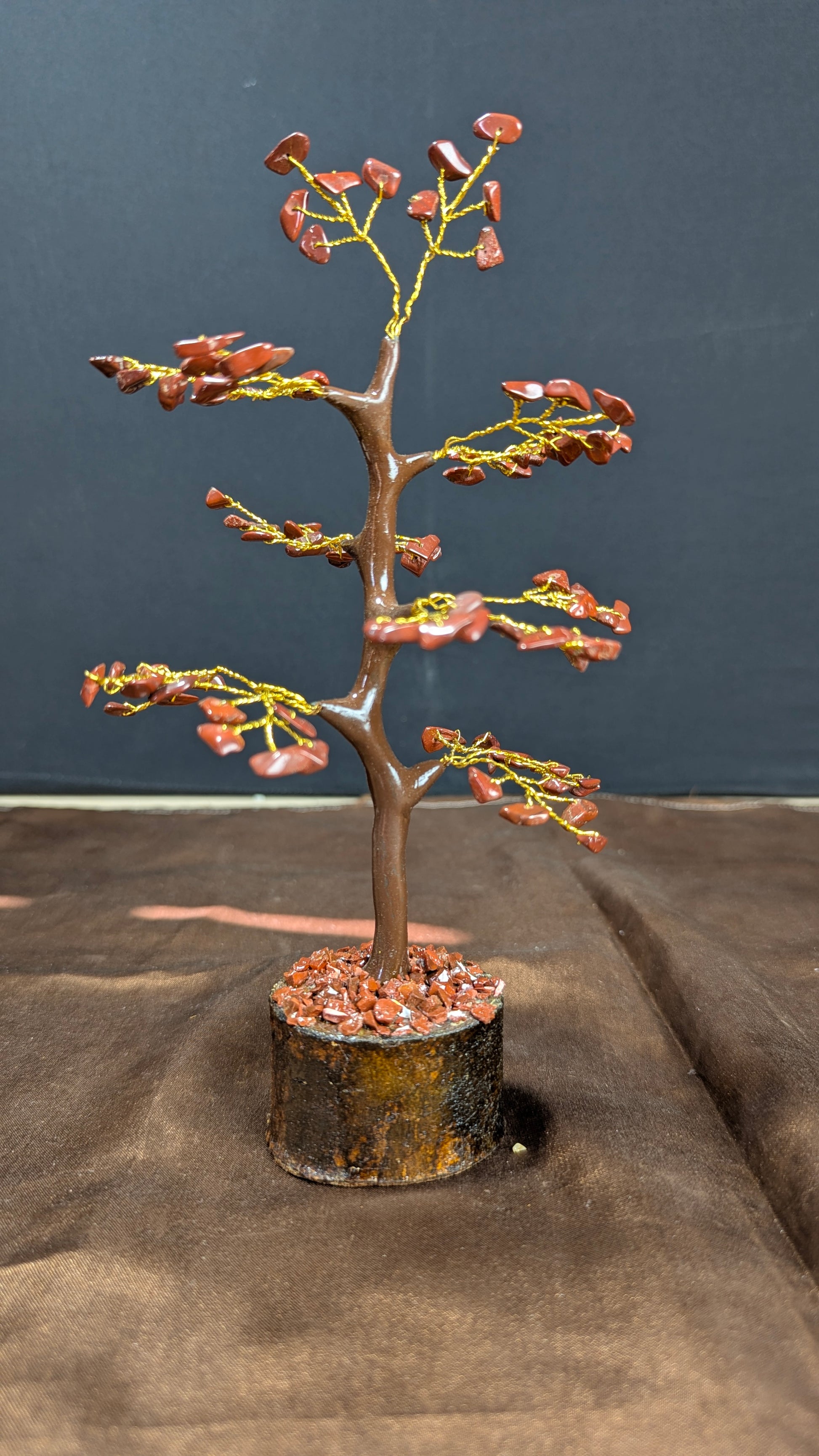 100 Beads natural healing crystal stone tree-Red Jasper-Maitri Export | Crystals Store