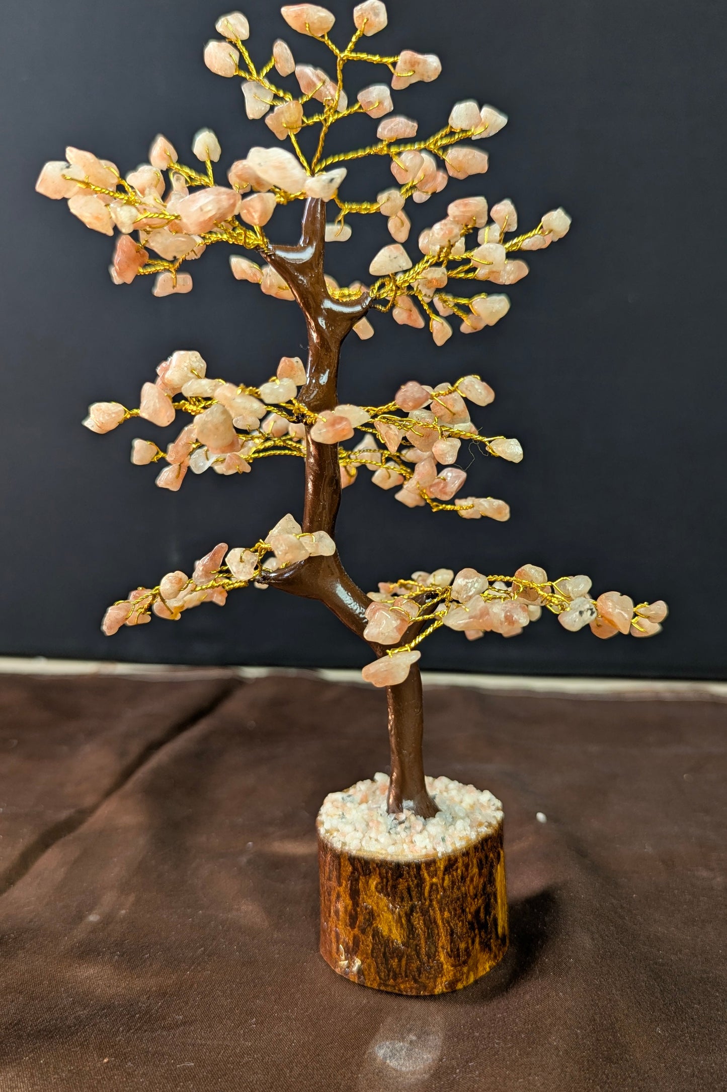 200 beads crystal stone tree-Sunstone-Maitri Export | Crystals Store