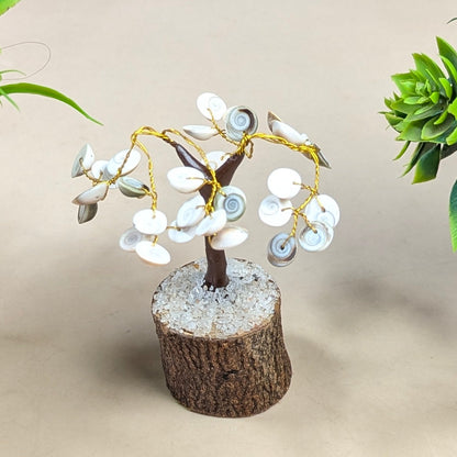 GomtiChakra 30 beads Tree Golden Wire-Maitri Export | Crystals Store