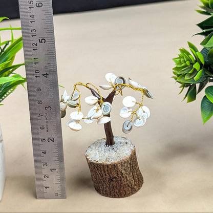 GomtiChakra 30 beads Tree Golden Wire-Maitri Export | Crystals Store