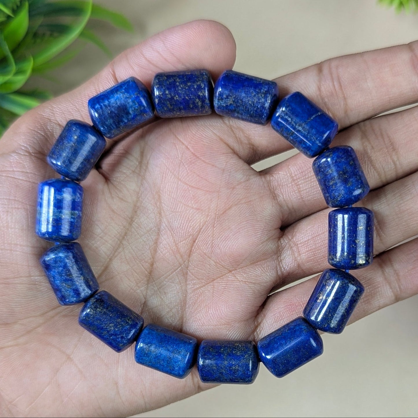 Natural Crystal Pipe Bracelet