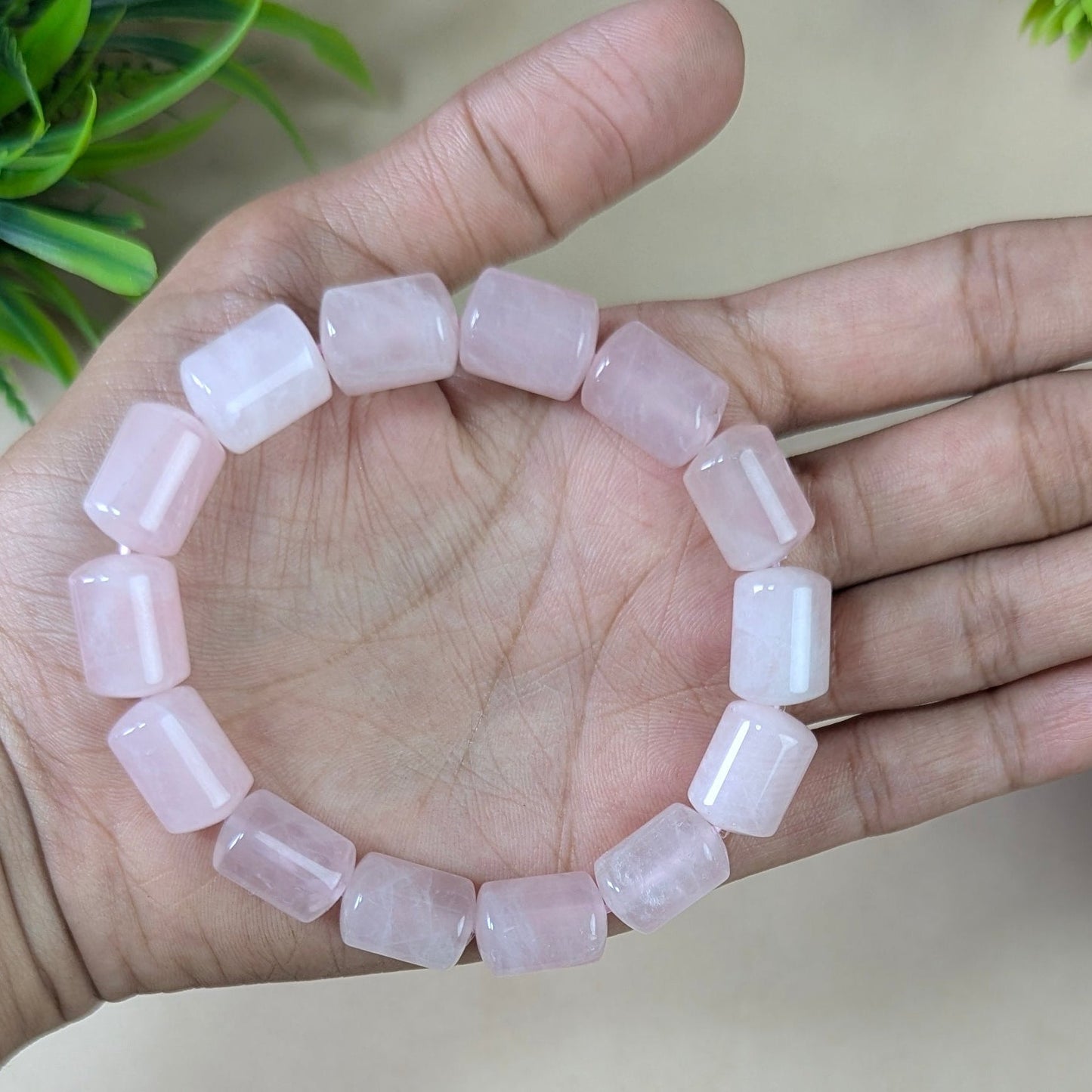 Natural Crystal Pipe Bracelet