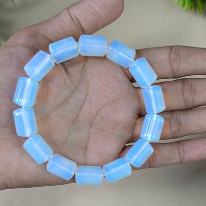 Natural Crystal Pipe Bracelet