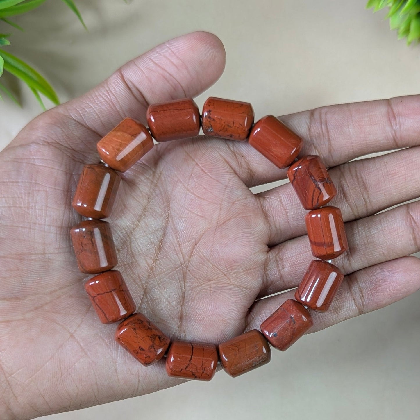 Natural Crystal Pipe Bracelet