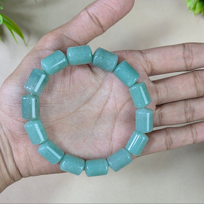 Natural Crystal Pipe Bracelet