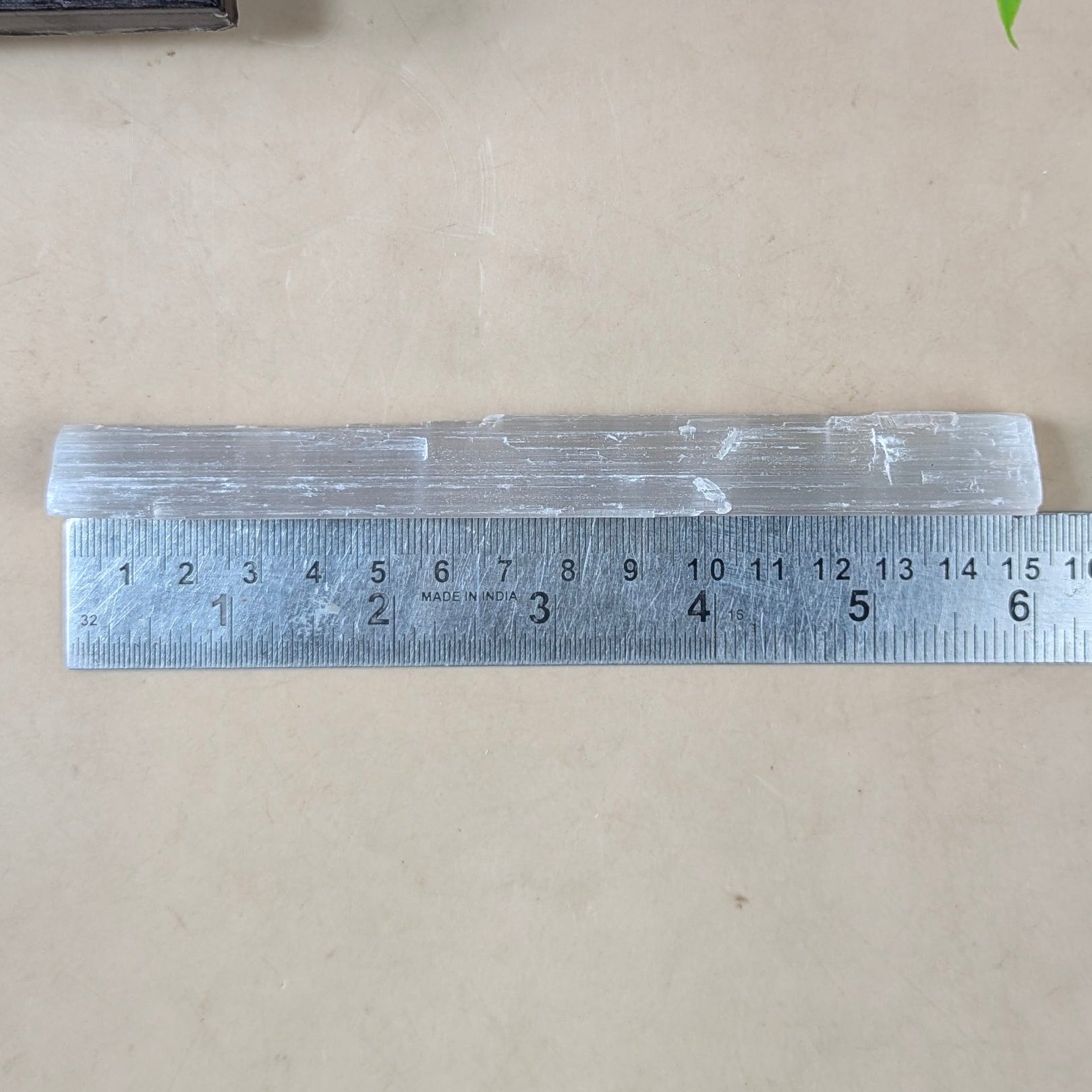 Selenite Morocco rough sticl \bar-6 inch-Maitri Export | Crystals Store